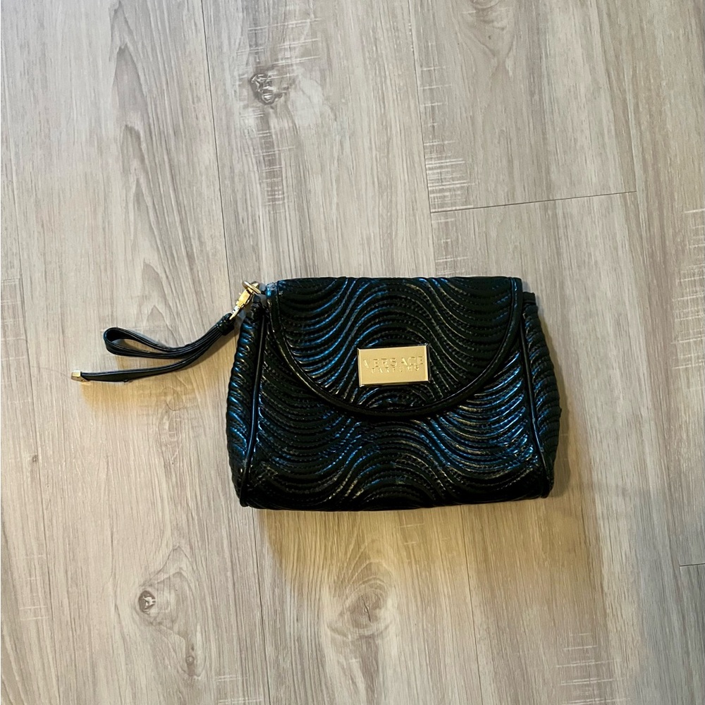 Versace Parfums Black / Gold Clutch Wristlets